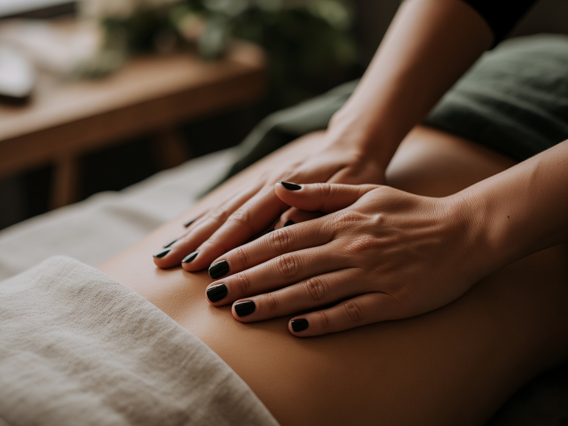 Sesión de masoterapia